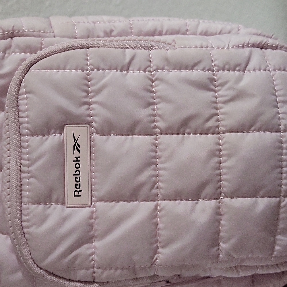 Reebok Pink Quilted Backpack with Plush Design - Picture 2 of 6